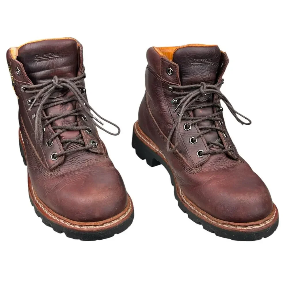 Chippewa Mens Briar Waterproof Insulated Brown Boots Size US 8.5 W